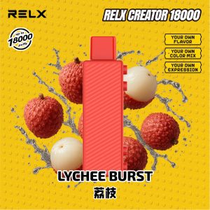 Relx Creator 积木系列 18000 puffs Lychee Burst 荔枝 烟弹