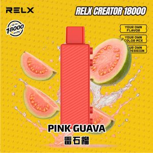 Relx Creator 积木系列 18000 puffs Pink Guava 番石榴 烟弹