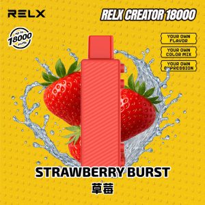 Relx Creator 积木系列 18000 puffs Strawberry Burst 柠檬冰 烟弹